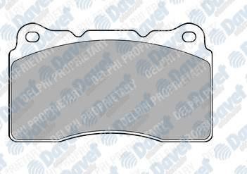 DELPHI LP1944 Fren Balatasi Volvo S60 V70 03> On  ####